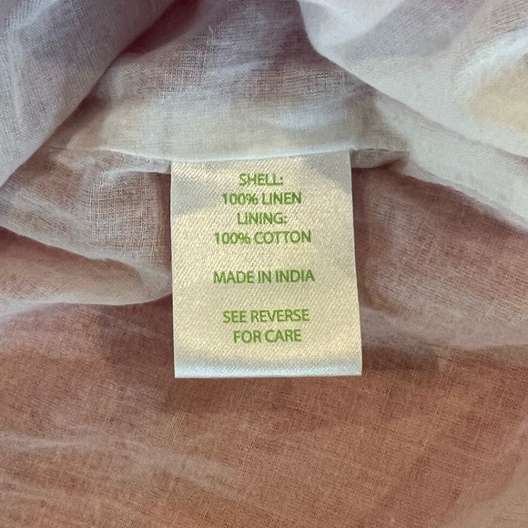 Lilly Pulitzer Pink & White Beach Lightweight Dress Shoulder Ties Women’s Size 2 - Picture 14 of 14